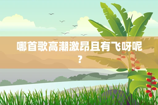 哪首歌高潮激昂且有飞呀呢？