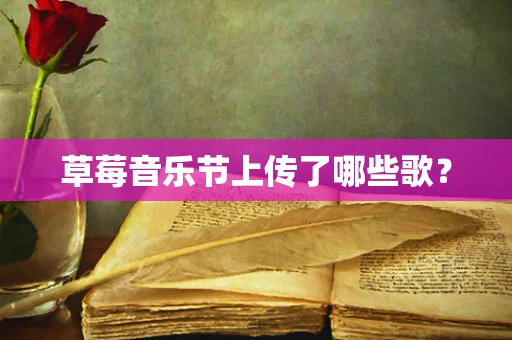 草莓音乐节上传了哪些歌？