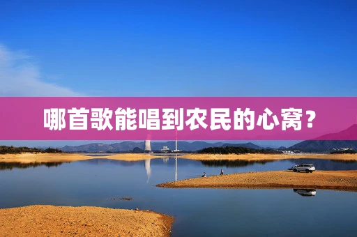 哪首歌能唱到农民的心窝？
