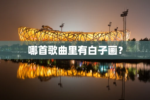 哪首歌曲里有白子画？