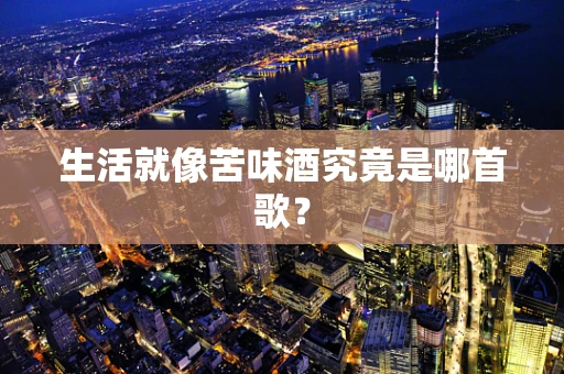 生活就像苦味酒究竟是哪首歌？