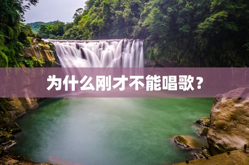 为什么刚才不能唱歌？