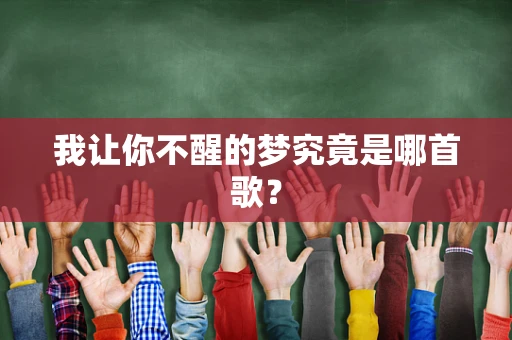 我让你不醒的梦究竟是哪首歌？