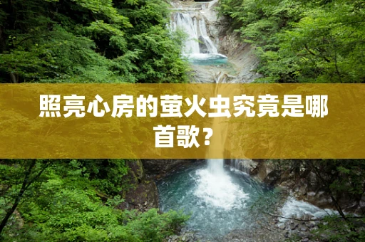 照亮心房的萤火虫究竟是哪首歌？