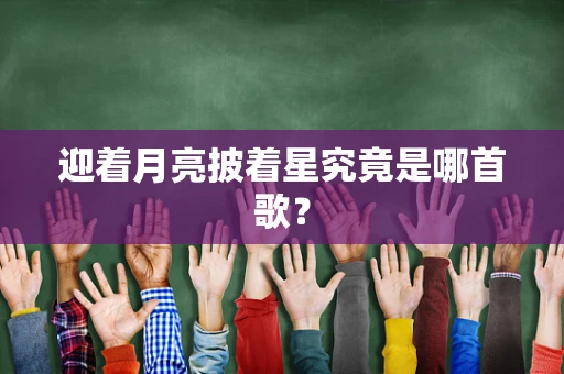 迎着月亮披着星究竟是哪首歌？