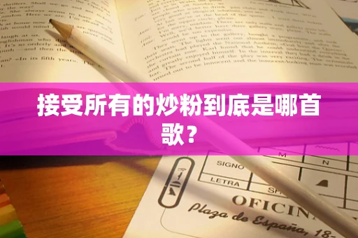 接受所有的炒粉到底是哪首歌？