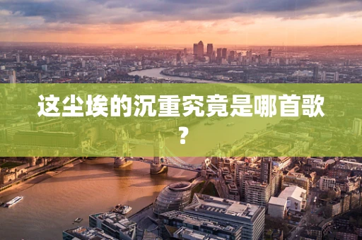 这尘埃的沉重究竟是哪首歌？