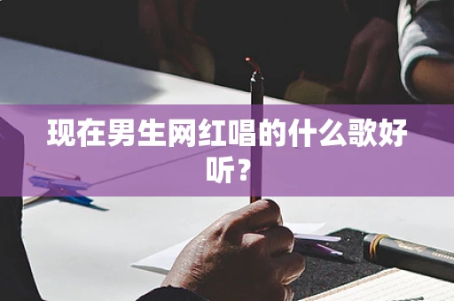 现在男生网红唱的什么歌好听？