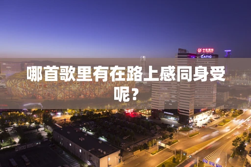 哪首歌里有在路上感同身受呢？