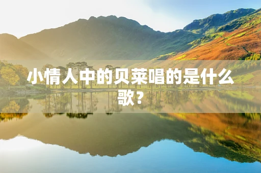 小情人中的贝莱唱的是什么歌？