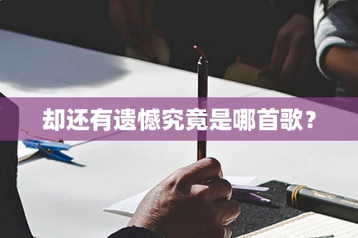 却还有遗憾究竟是哪首歌？