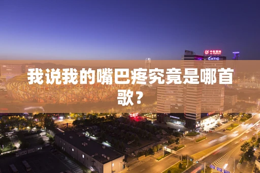 我说我的嘴巴疼究竟是哪首歌？