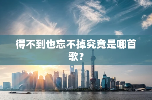 得不到也忘不掉究竟是哪首歌？