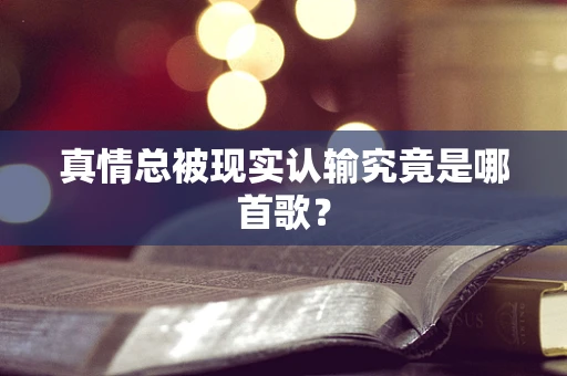 真情总被现实认输究竟是哪首歌？