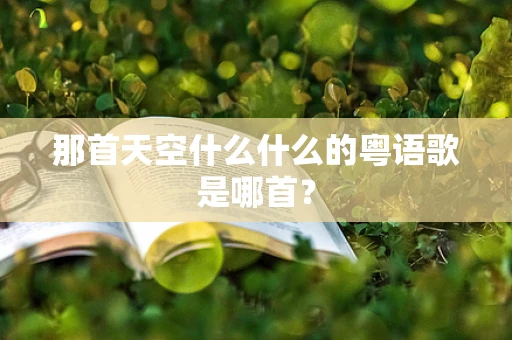 那首天空什么什么的粤语歌是哪首？