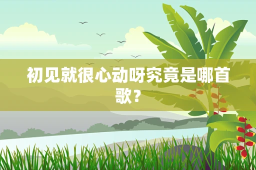 初见就很心动呀究竟是哪首歌？