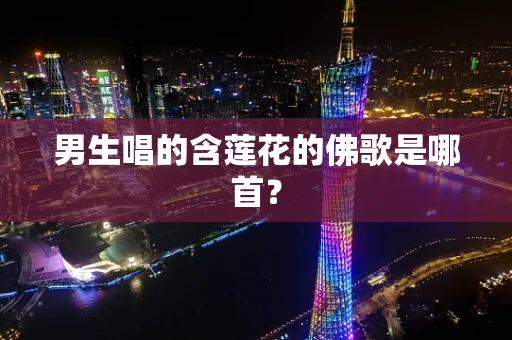 男生唱的含莲花的佛歌是哪首？