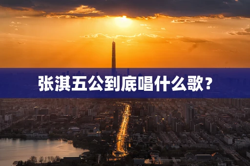 张淇五公到底唱什么歌？