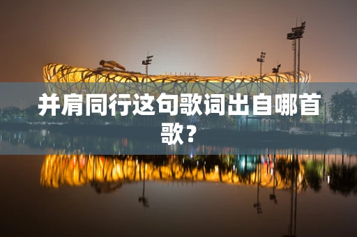 并肩同行这句歌词出自哪首歌？
