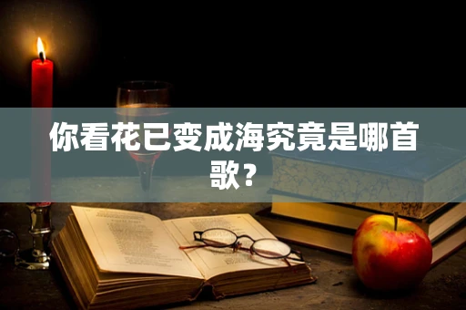你看花已变成海究竟是哪首歌？