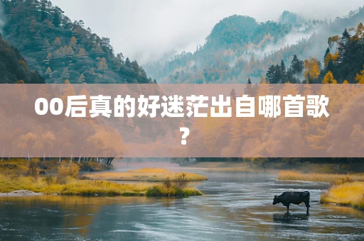 00后真的好迷茫出自哪首歌？