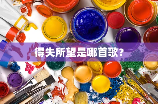 得失所望是哪首歌？
