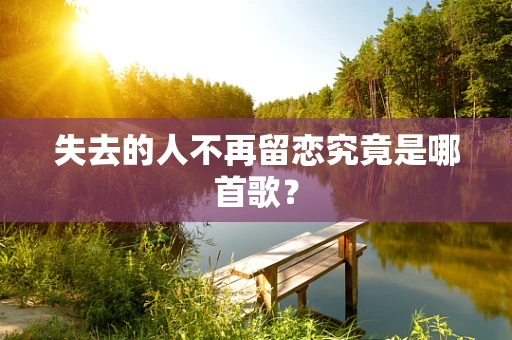 失去的人不再留恋究竟是哪首歌？