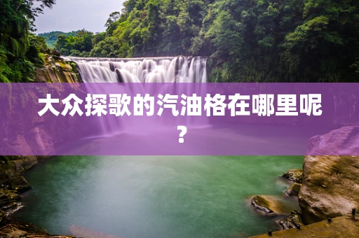 大众探歌的汽油格在哪里呢？