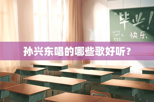 孙兴东唱的哪些歌好听？