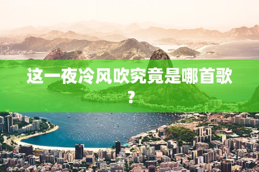 这一夜冷风吹究竟是哪首歌？
