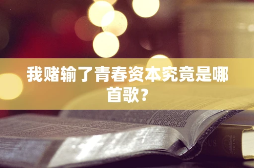 我赌输了青春资本究竟是哪首歌？