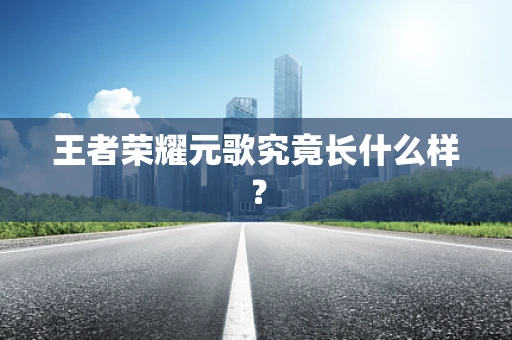 王者荣耀元歌究竟长什么样？