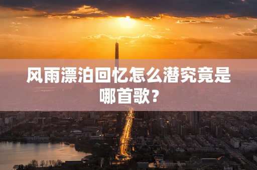 风雨漂泊回忆怎么潜究竟是哪首歌？