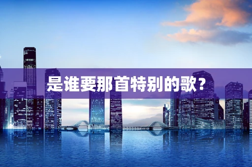 是谁要那首特别的歌？