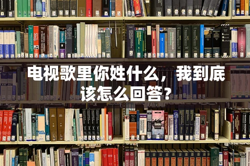 电视歌里你姓什么，我到底该怎么回答？
