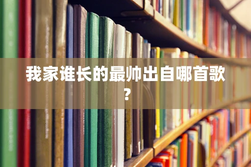 我家谁长的最帅出自哪首歌？
