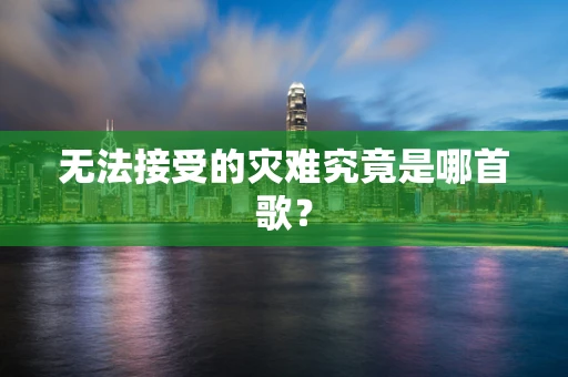 无法接受的灾难究竟是哪首歌？