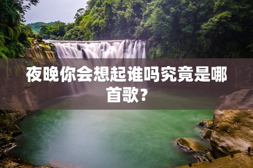 夜晚你会想起谁吗究竟是哪首歌？