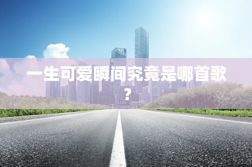一生可爱瞬间究竟是哪首歌？
