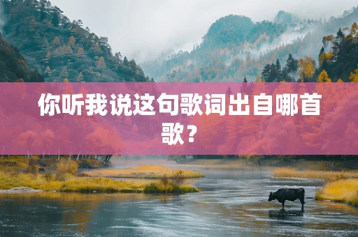 你听我说这句歌词出自哪首歌？