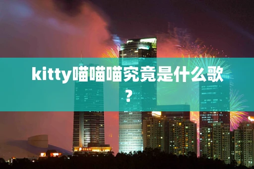 kitty喵喵喵究竟是什么歌？