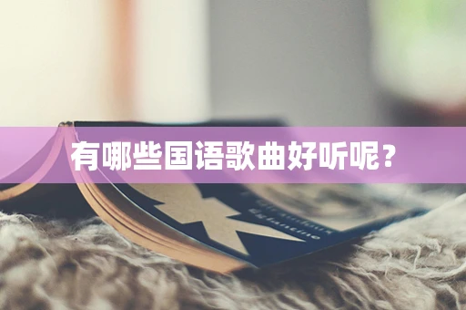 有哪些国语歌曲好听呢？
