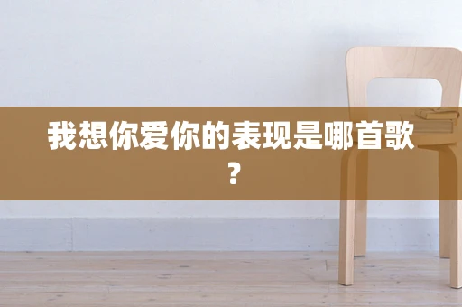 我想你爱你的表现是哪首歌？