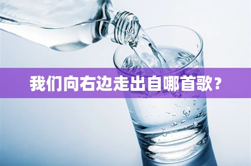 我们向右边走出自哪首歌？