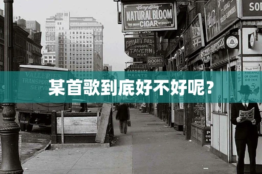 某首歌到底好不好呢？