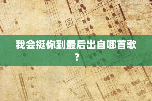 我会挺你到最后出自哪首歌？