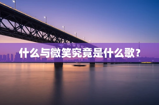 什么与微笑究竟是什么歌？