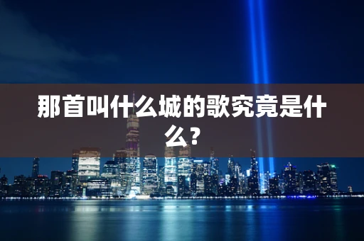 那首叫什么城的歌究竟是什么？