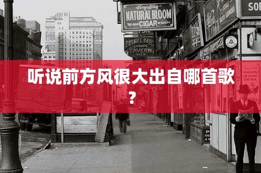 听说前方风很大出自哪首歌？