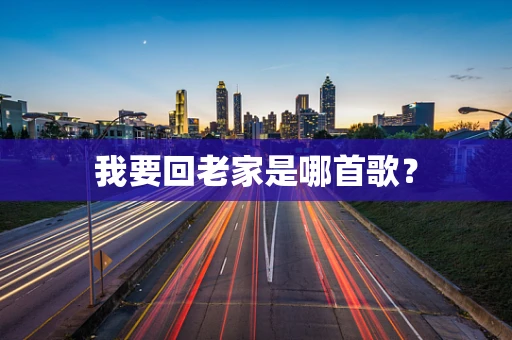 我要回老家是哪首歌？
